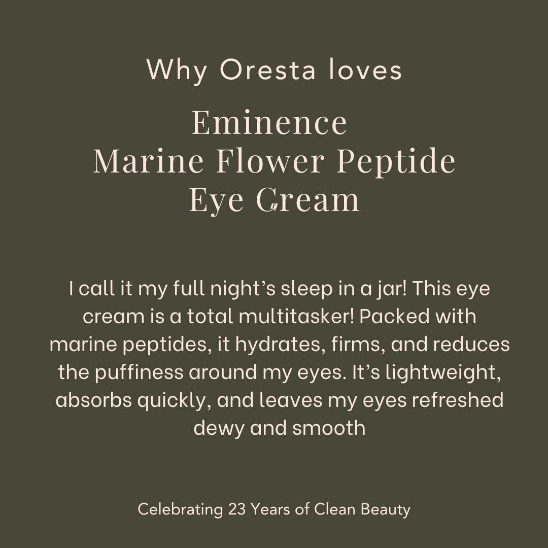 Eminence Organics - Eminence Marine Flower Peptide Eye Cream - ORESTA clean beauty simplified