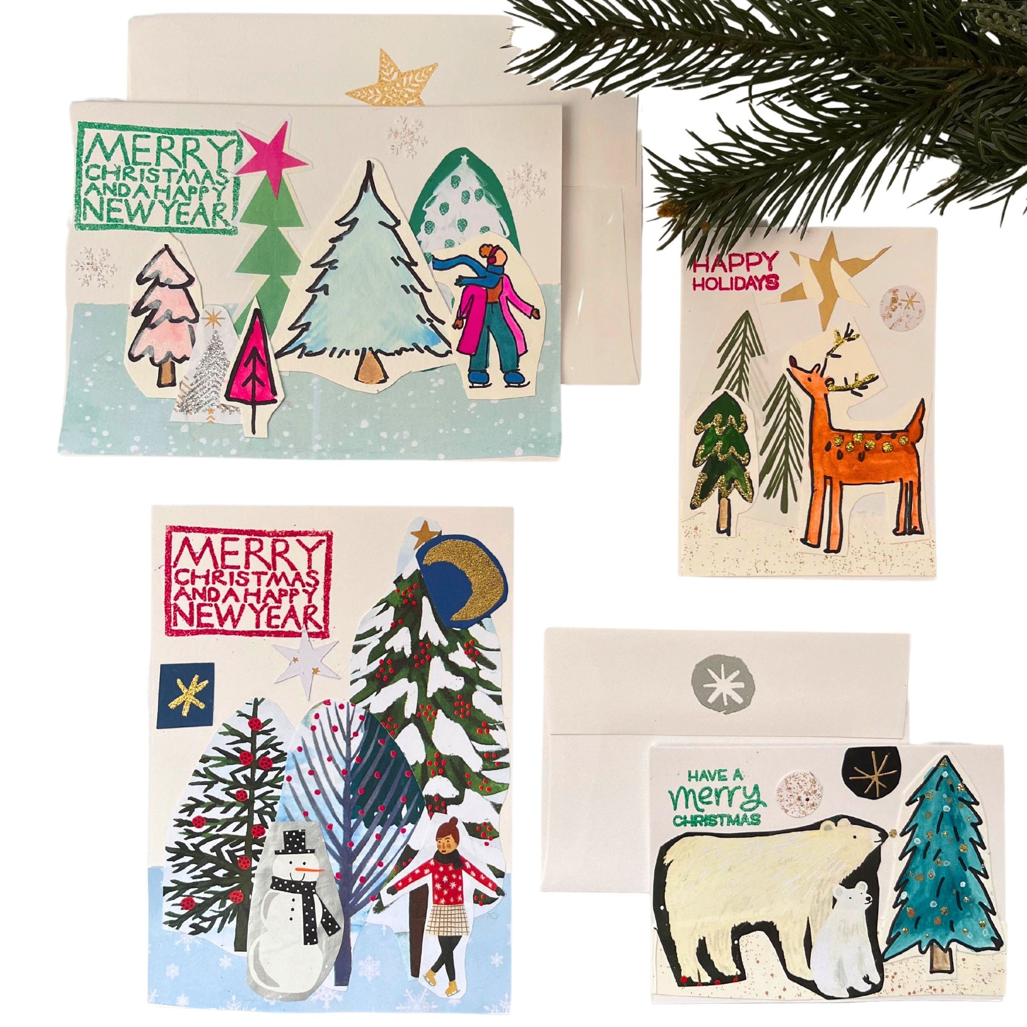 Emma Hitsman - Emma Hitsman Holiday Art Card - ORESTA clean beauty simplified