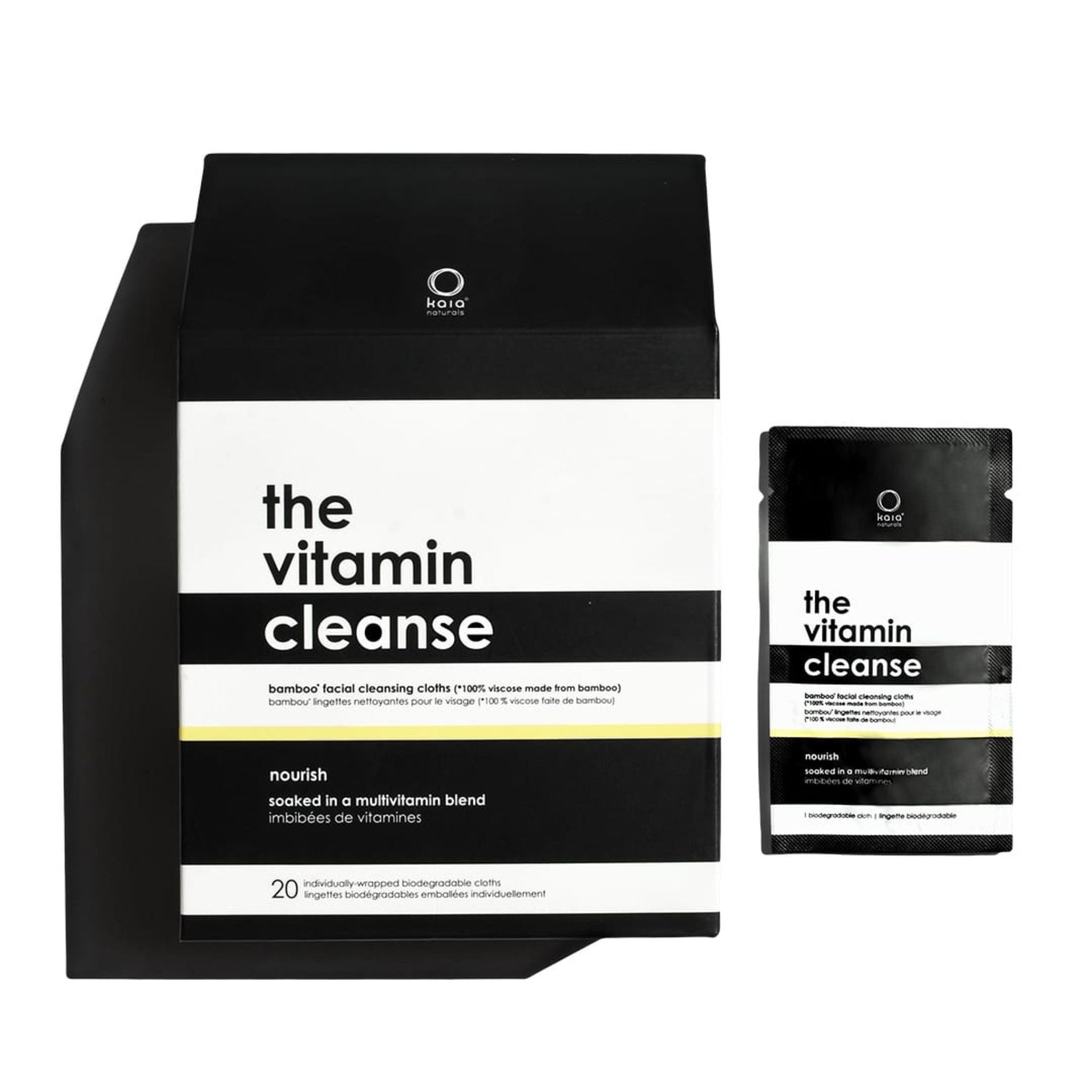 Kaia - Kaia Bamboo The Vitamin Cleanser Facial Cleansing Cloths - ORESTA clean beauty simplified