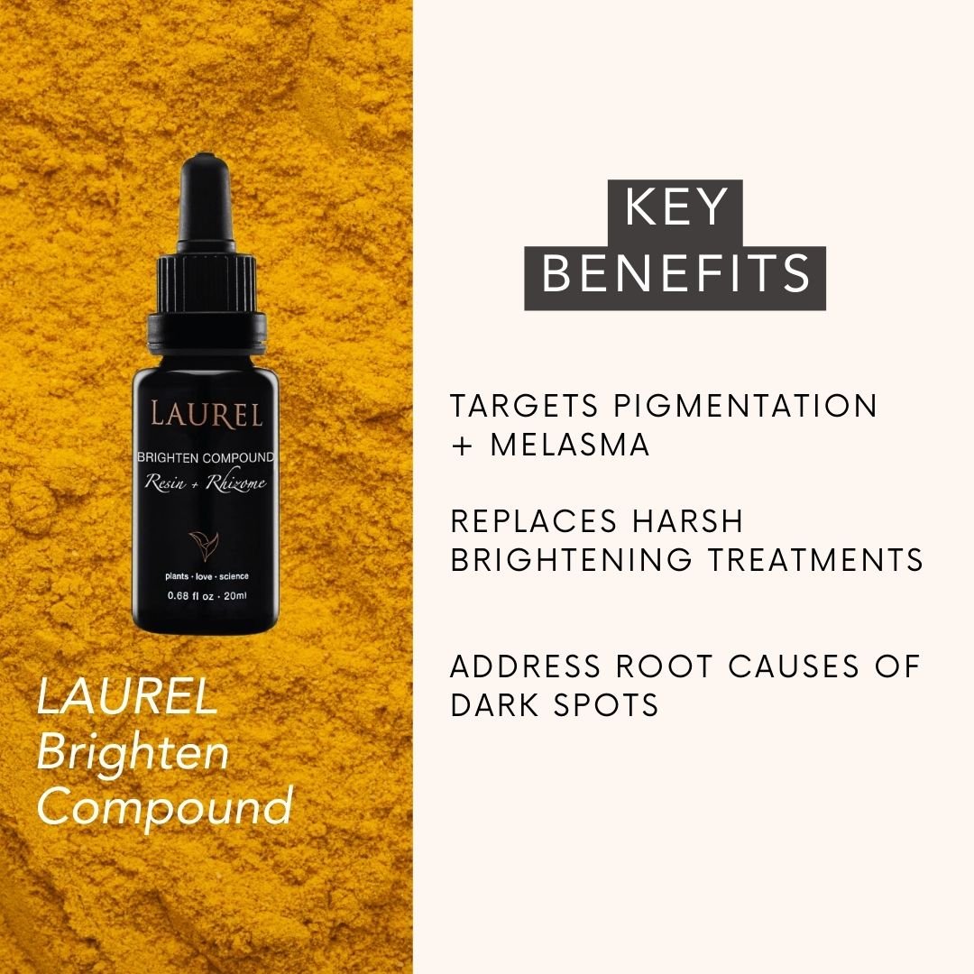 Laurel Skin - Laurel Brighten Compound: Resin + Rhizome - ORESTA clean beauty simplified