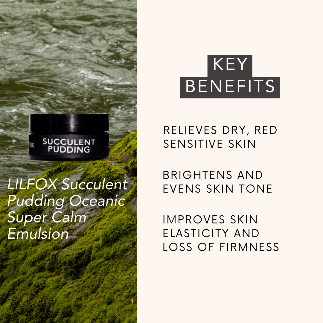 succulent pudding lilfox LILFOX SUCCULENT PUDDING Oceanic Peptide Super Calm Emulsion – ORESTA mindful beauty