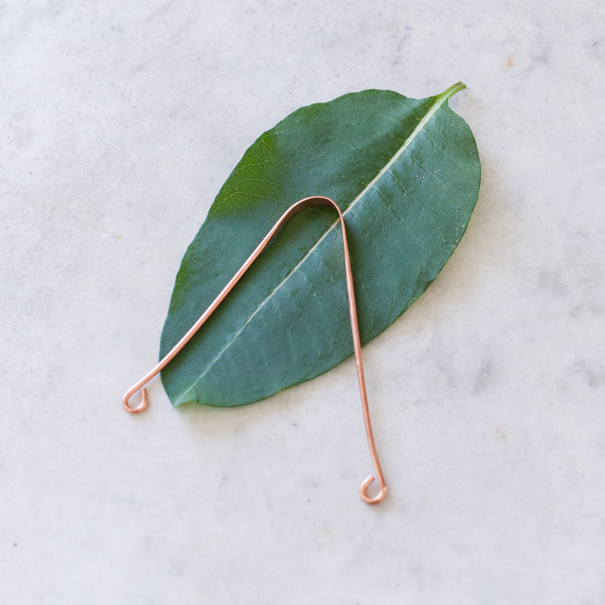 Living Libations - Copper Tongue Scraper - ORESTA clean beauty simplified