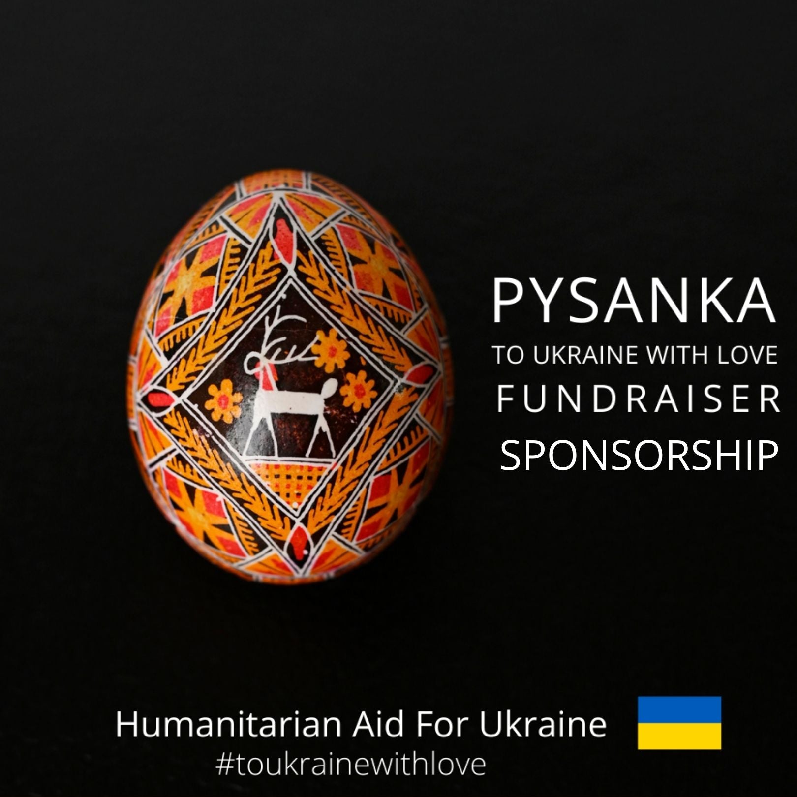 Sponsorship - PYSANKA; To Ukraine With Love Fundraiser - ORESTA clean beauty simplified
