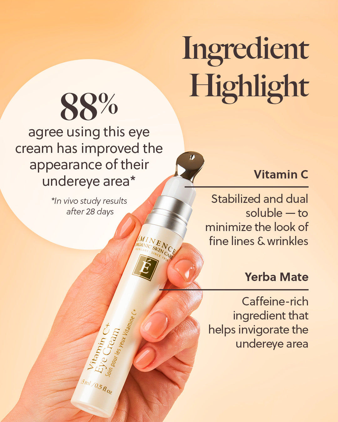 Eminence Vitamin C+ Eye Cream