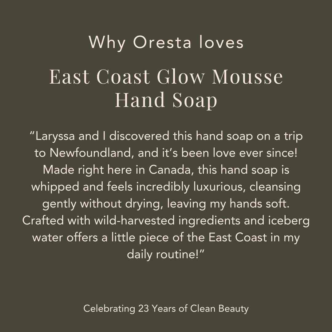 East Coast Glow - East Coast Glow Iceberg Infused Mousse Soap - ORESTA clean beauty simplified