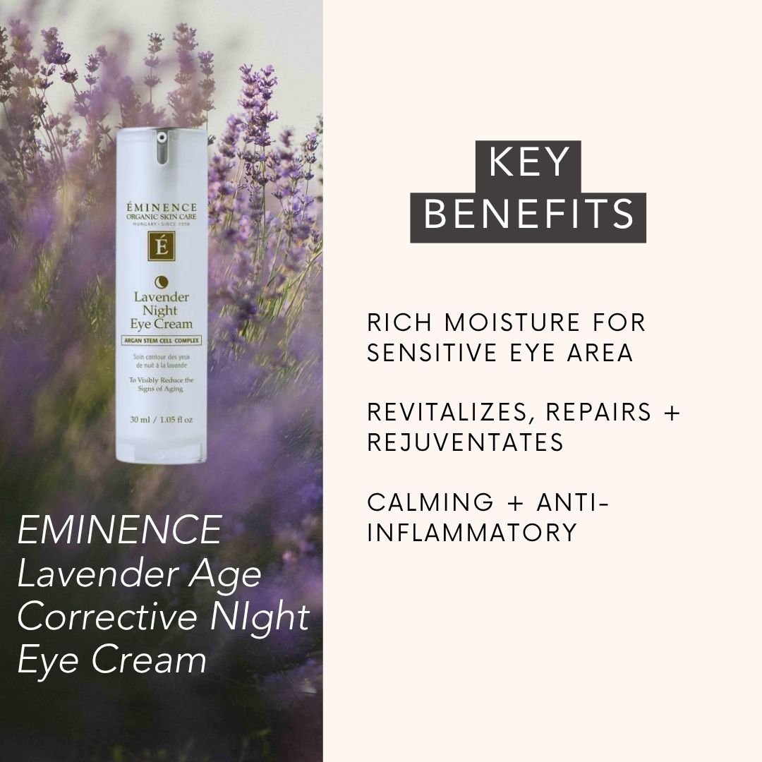 Eminence Organics - Eminence Lavender Age-Corrective Night Eye Cream - ORESTA mindful beauty