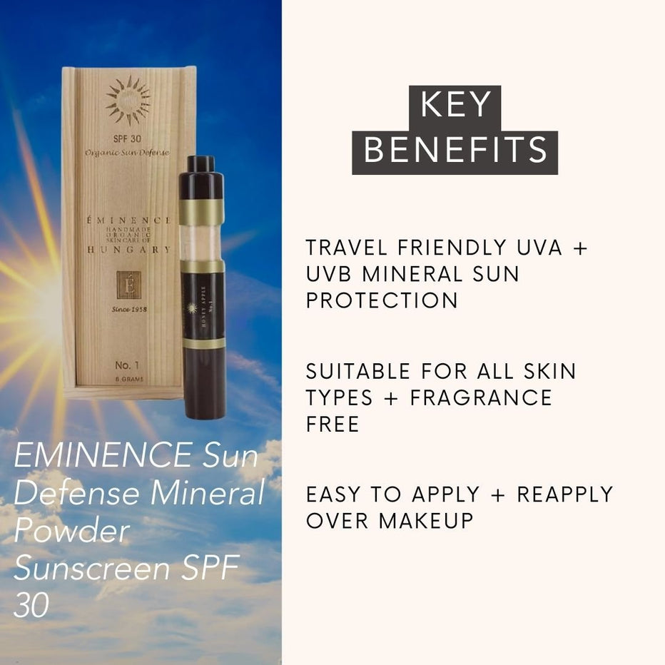 Eminence Sun Defense Mineral Powder Sunscreen SPF 30 ORESTA clean