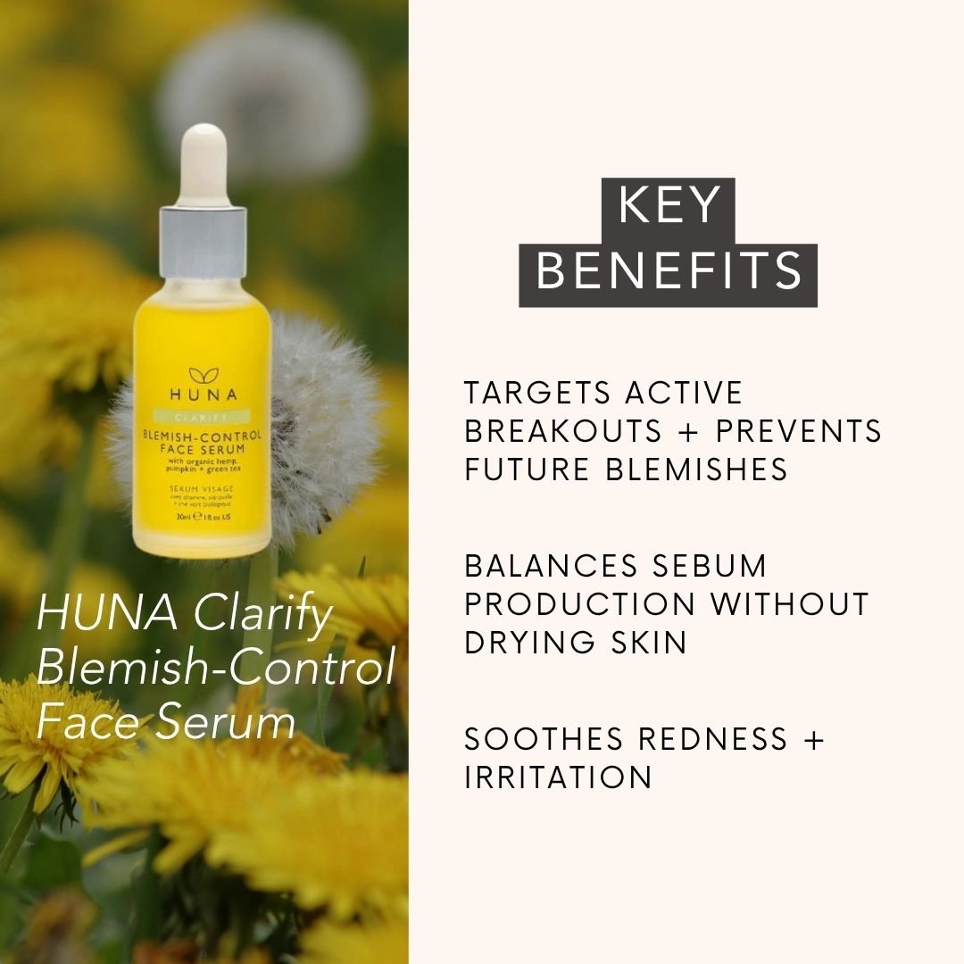 HUNA - Huna Clarify Blemish-Control Face Serum - ORESTA mindful beauty