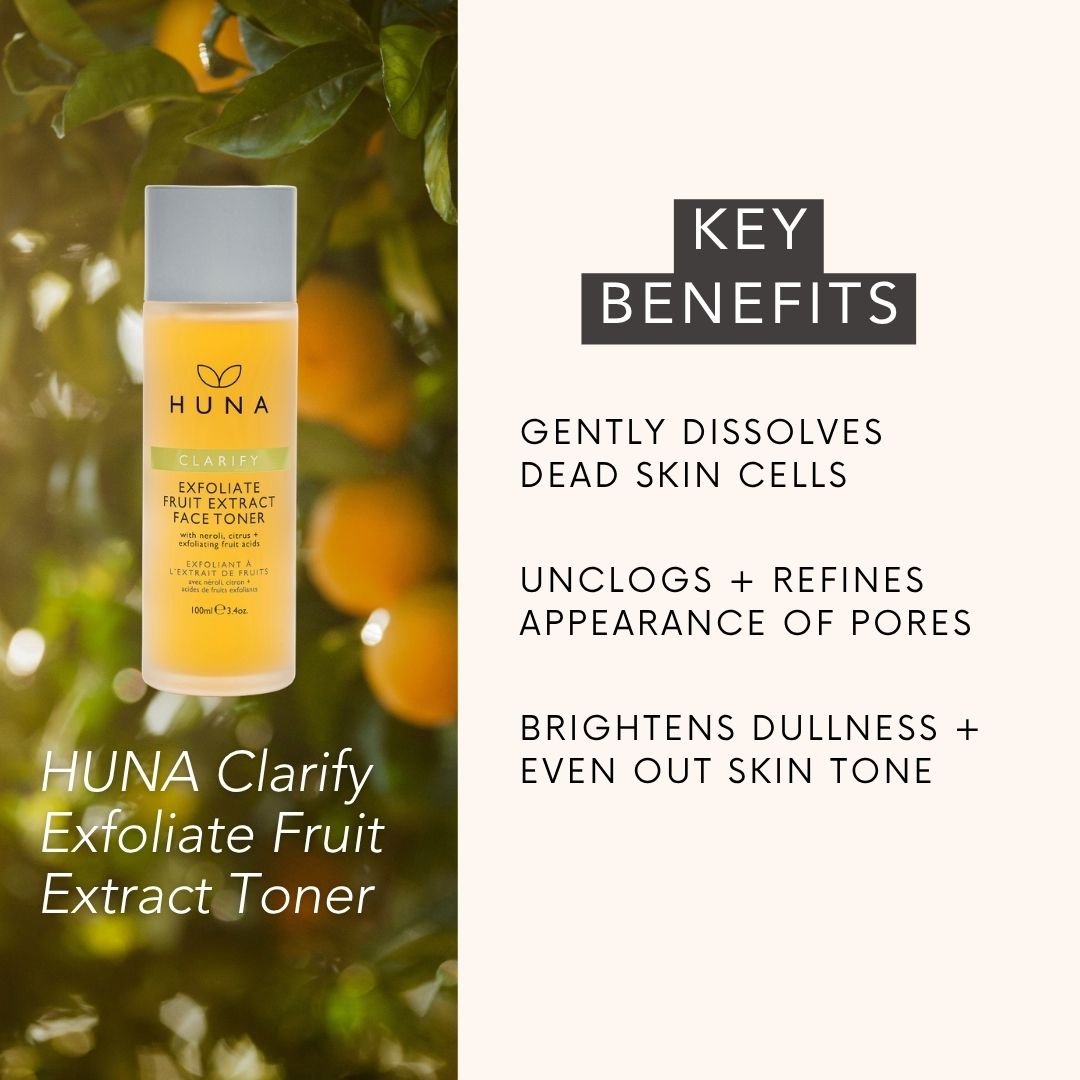 HUNA - Huna Clarify Exfoliate Fruit Extract Toner - ORESTA mindful beauty