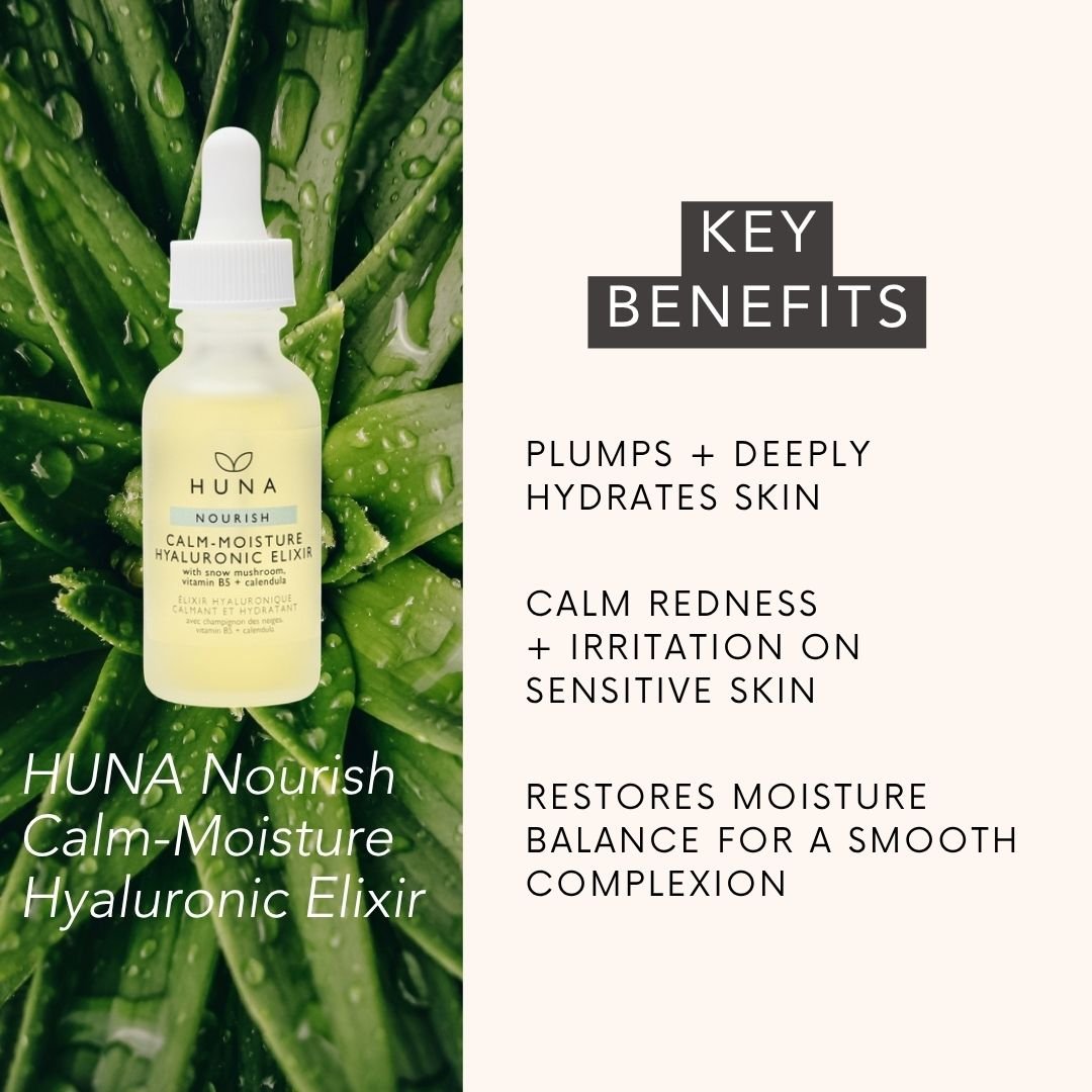 HUNA - Huna Nourish Calm-Moisture Hyaluronic Elixir - ORESTA mindful beauty