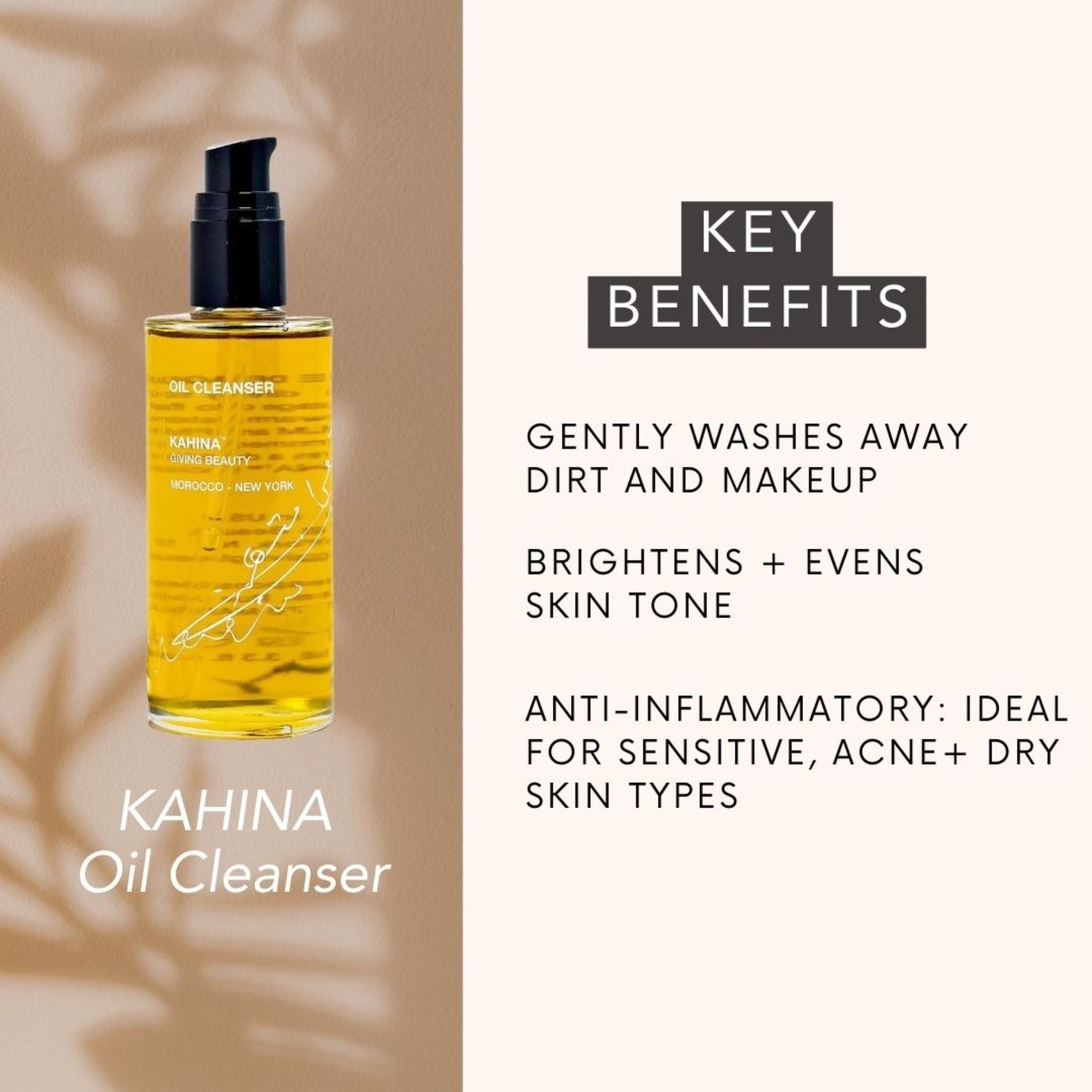 Kahina - Kahina Oil Cleanser - ORESTA clean beauty simplified