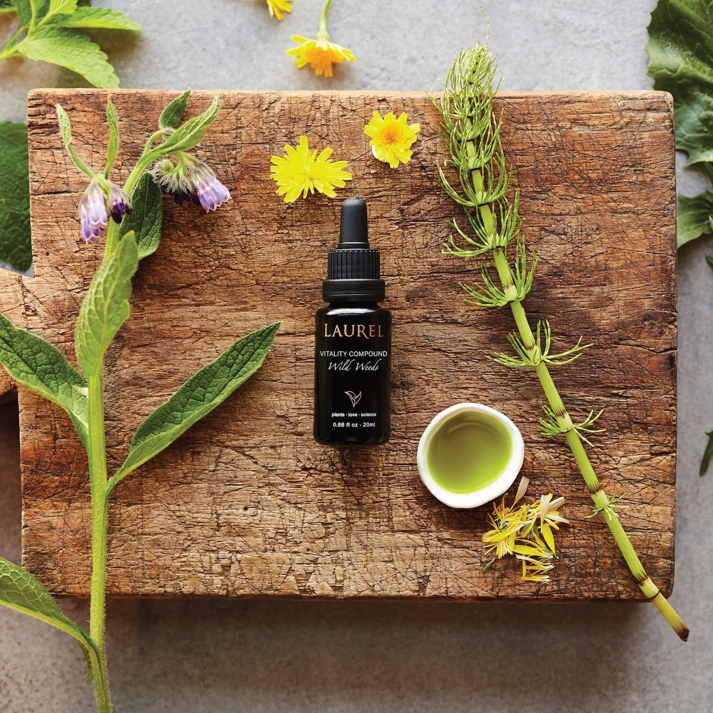 Laurel Skin - Laurel Vitality Compound: Wild Weeds - ORESTA clean beauty simplified
