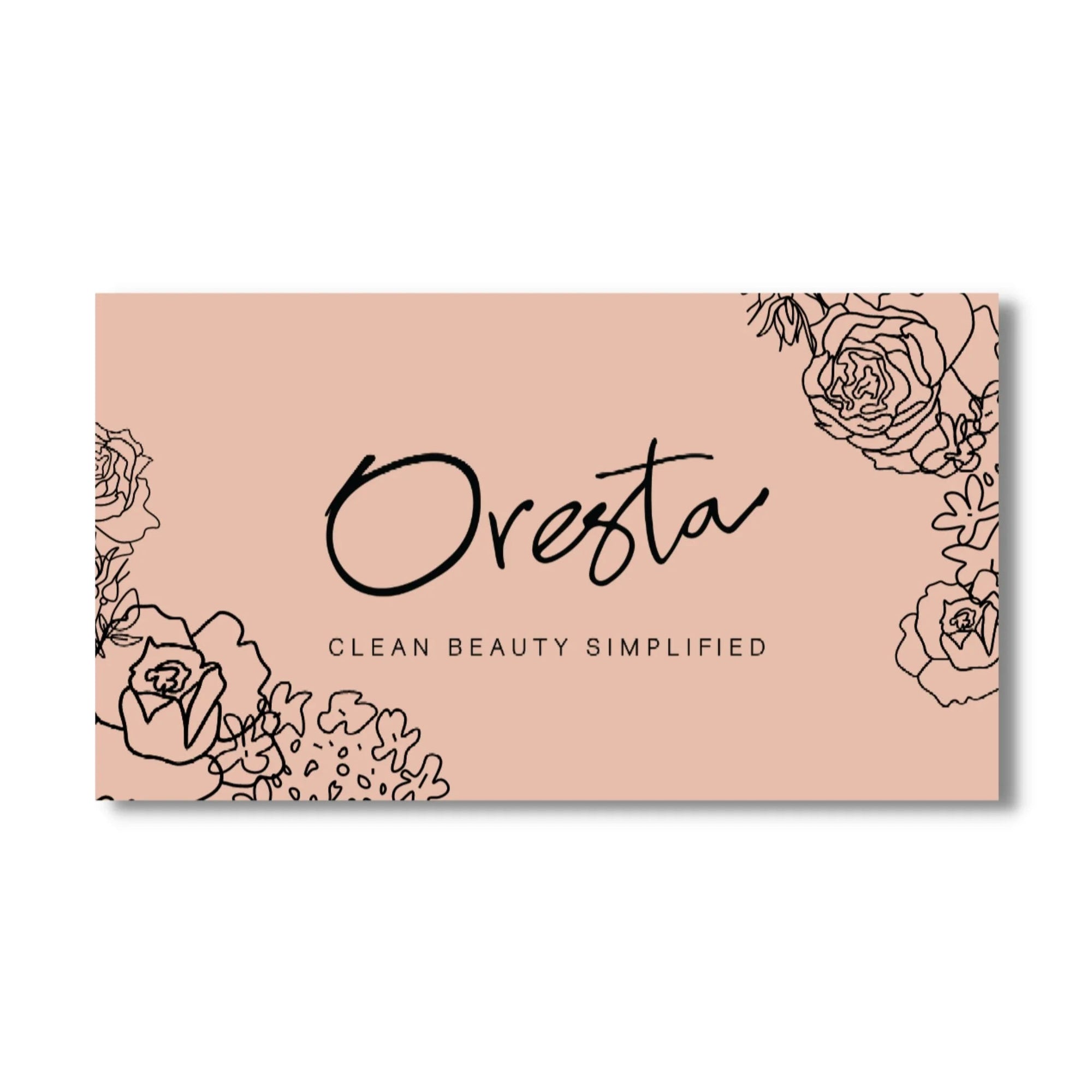 ORESTA clean beauty simplified - ORESTA Gift Card (Glebe + Online) - ORESTA clean beauty simplified