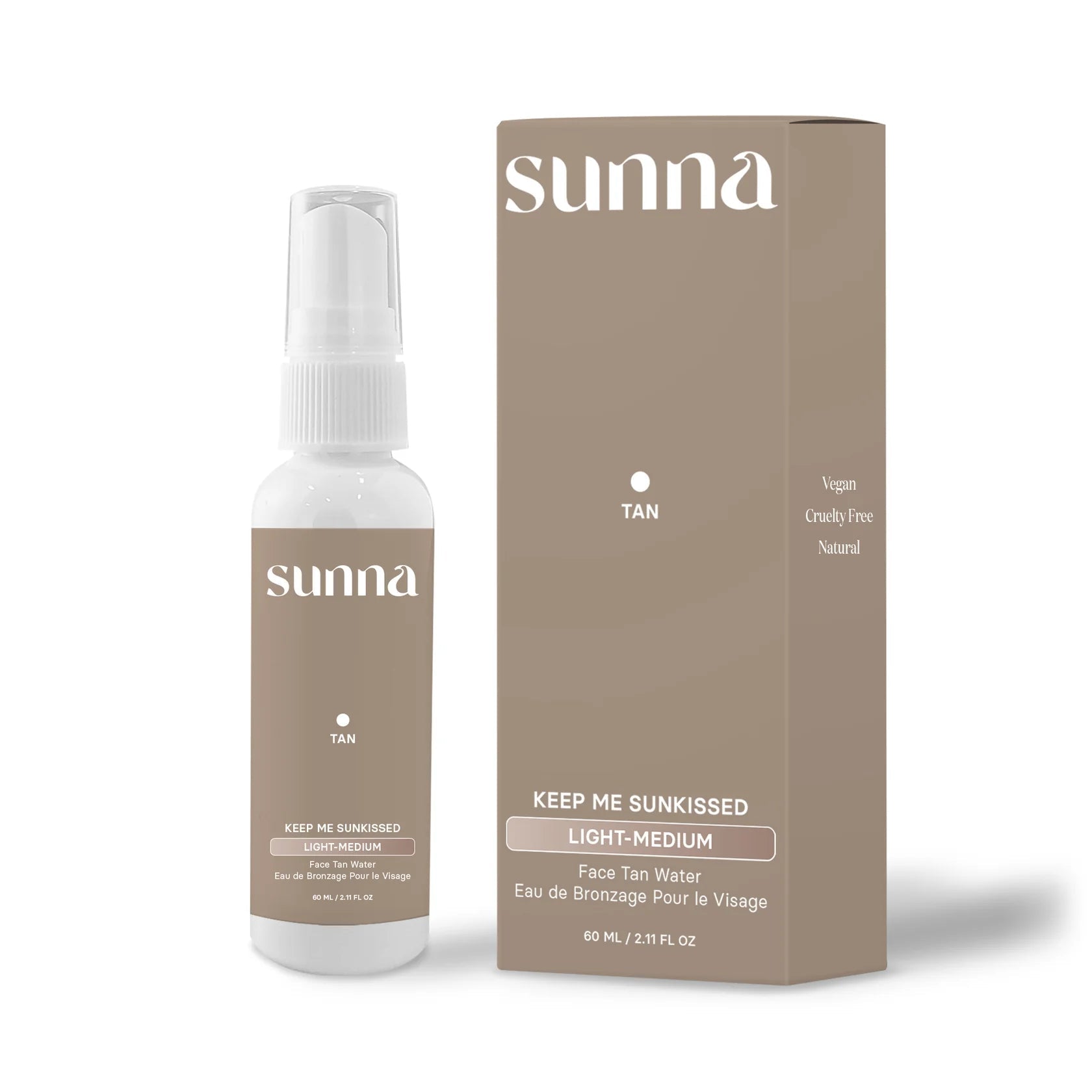 SunnaTan - SunnaTan Keep Me Sunkissed Face Tan Water 60ml - ORESTA mindful beauty