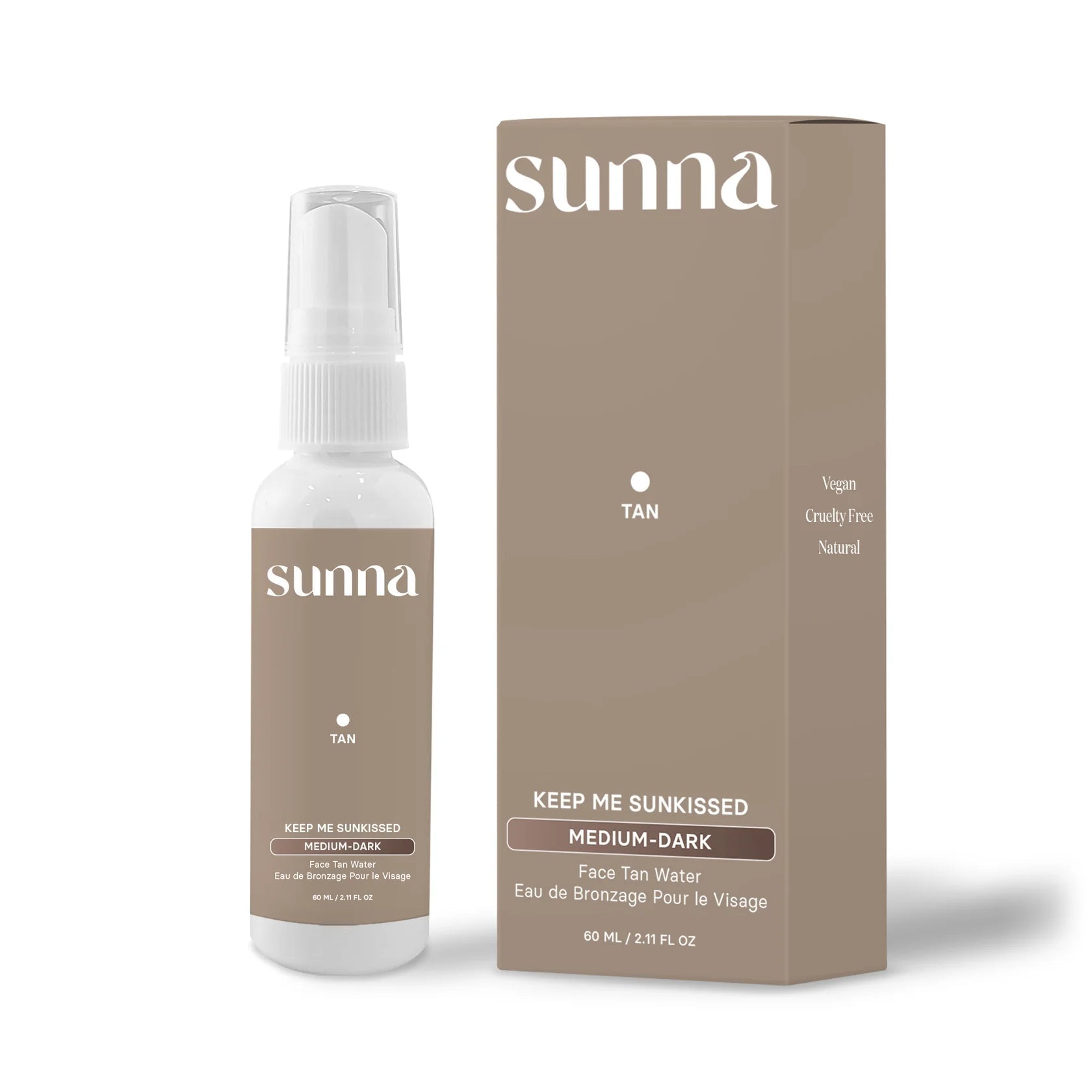 SunnaTan - SunnaTan Keep Me Sunkissed Face Tan Water 60ml - ORESTA mindful beauty