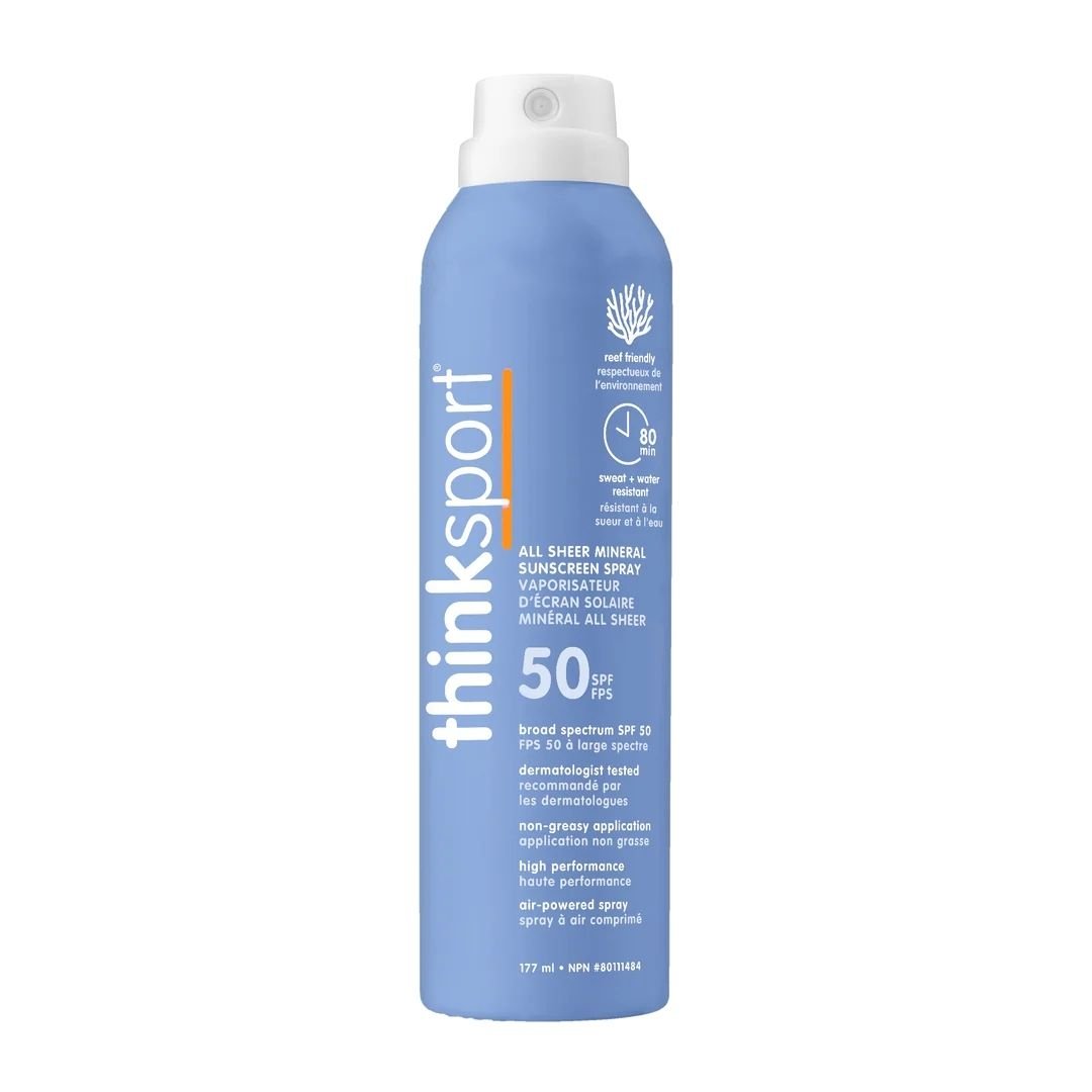 Think - Think Sport All Sheer Mineral Sunscreen Spray SPF50 - ORESTA mindful beauty