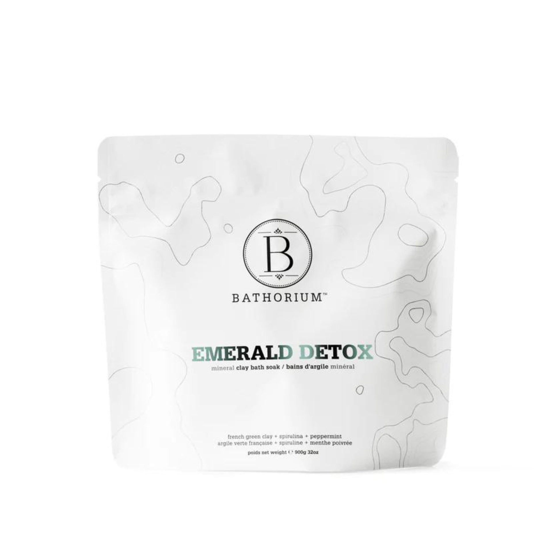 Bathorium - Bathorium Emerald Detox Clay Mineral Soak - ORESTA clean beauty simplified