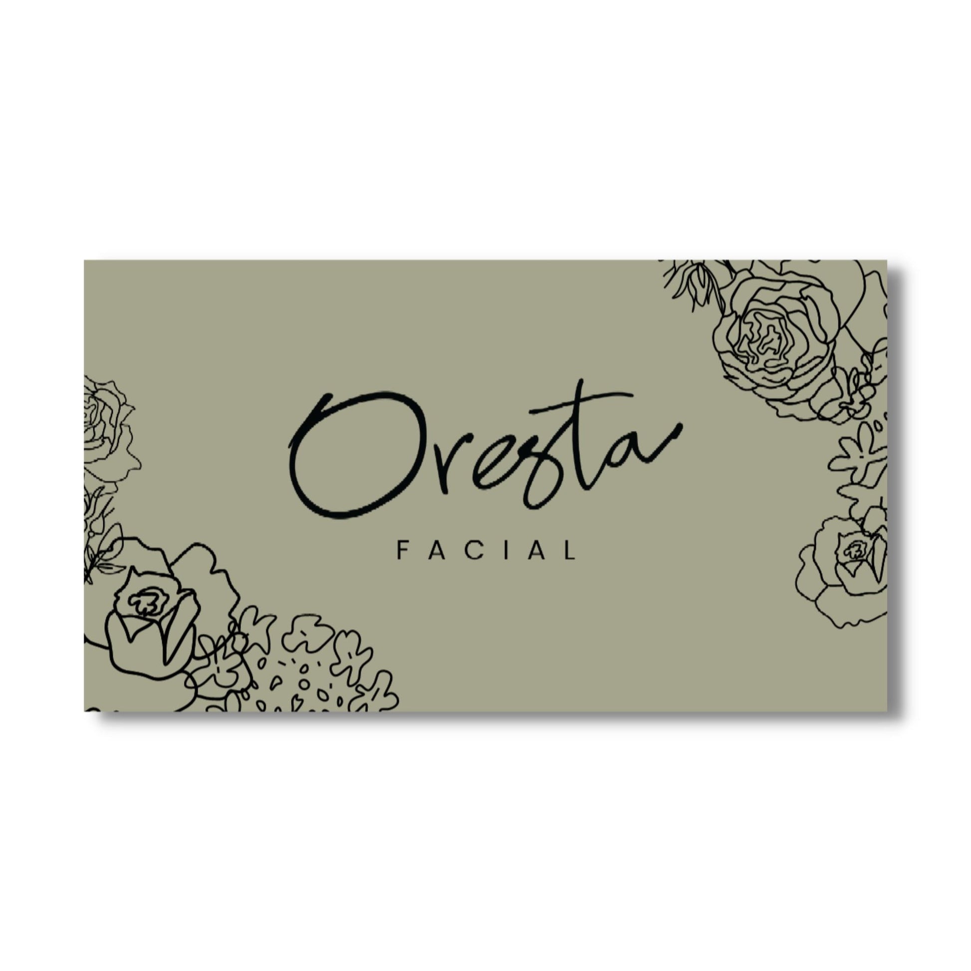 Go Gift Cards - ORESTA Facial Gift Card - ORESTA clean beauty simplified