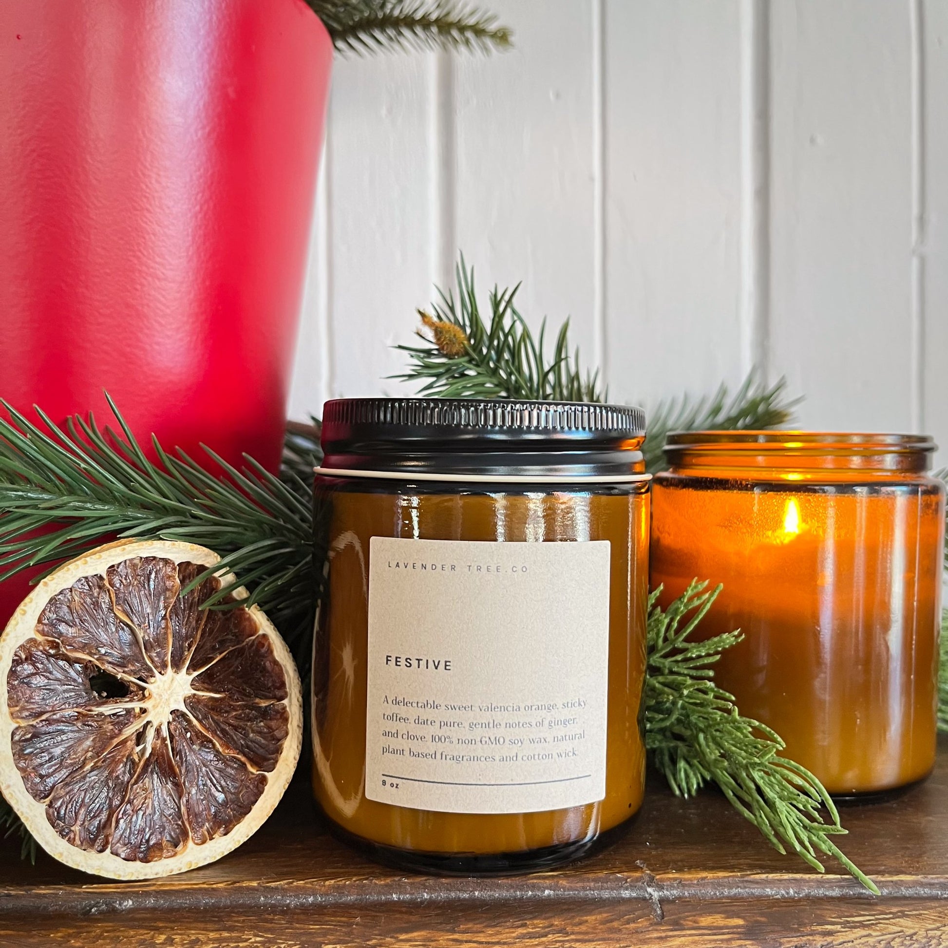 Lavender Tree Co. - Lavender Tree Co Festive Candle - ORESTA clean beauty simplified